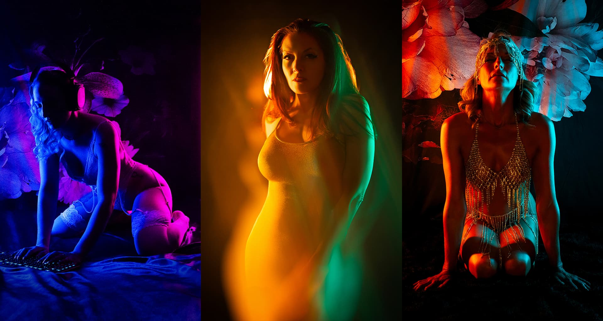 Women in Colored Light