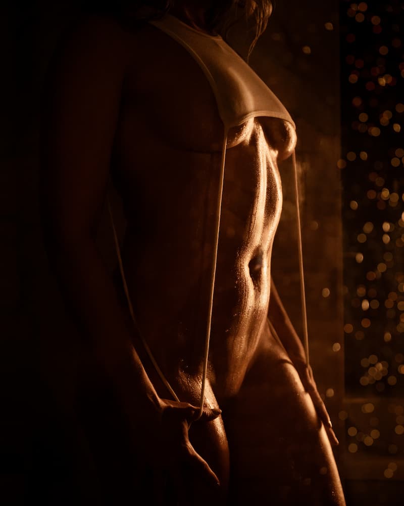 Woman, Winter Wonderland, Dream In Blue Photography, Colorado Boudoir