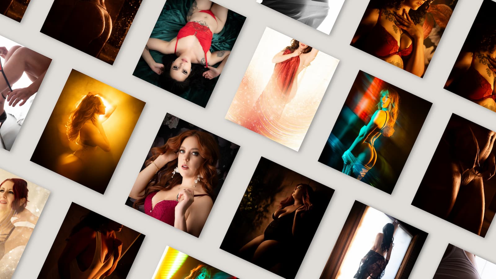 Photograph Collage, Dream-In-Blue-Photography-Denver-Colorado-Boudoir-Prints