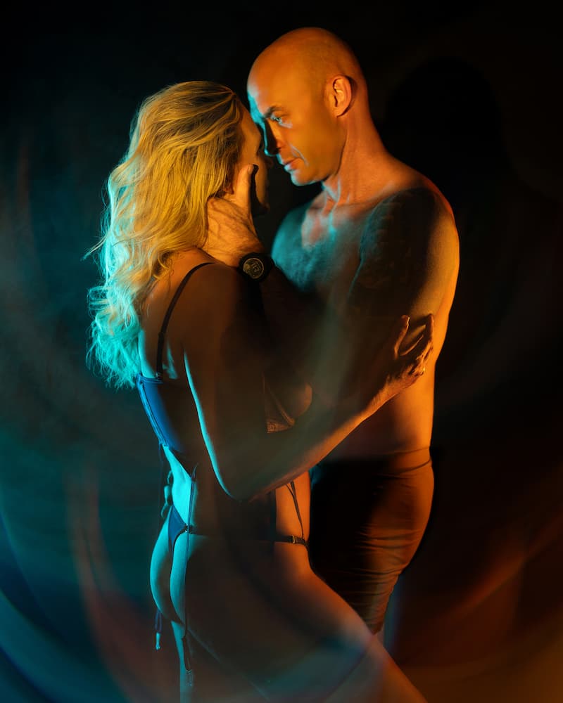 Couples boudoir photography session, Denver, Colorado